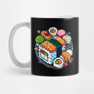 Video Games and Sushi | Kawaii Japanese Cute Food Lover Mug